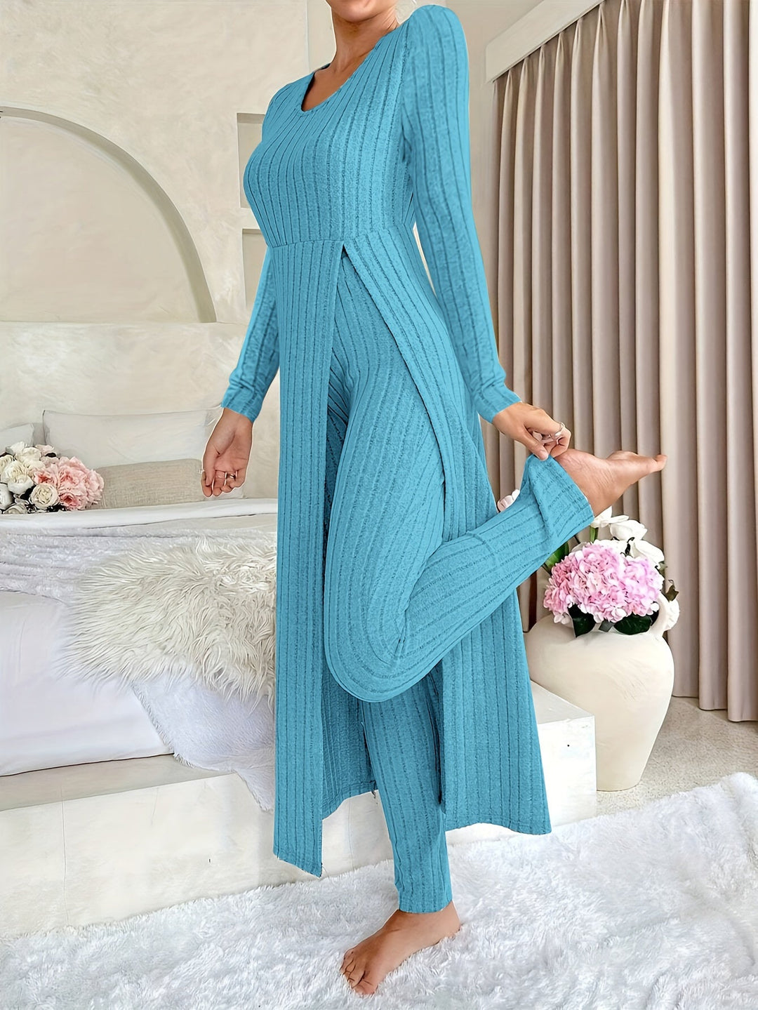 Petra™ | Casual Ribbed Set