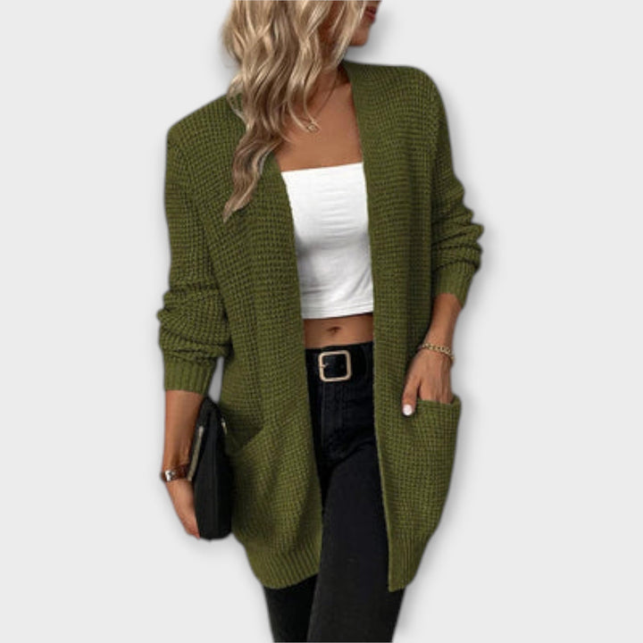 Nancy™ | Casual Knit Cardigan with Pockets