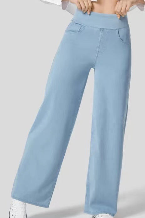 Solène™ | Relaxed Fit Wide-Leg Jeans