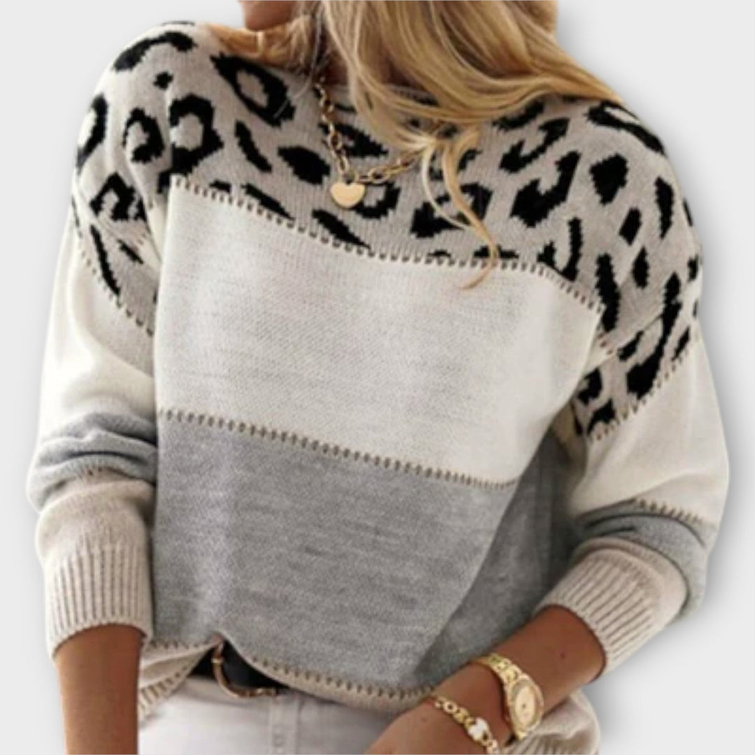 Cheyenne™ | Casual Leopard-Print Sweater