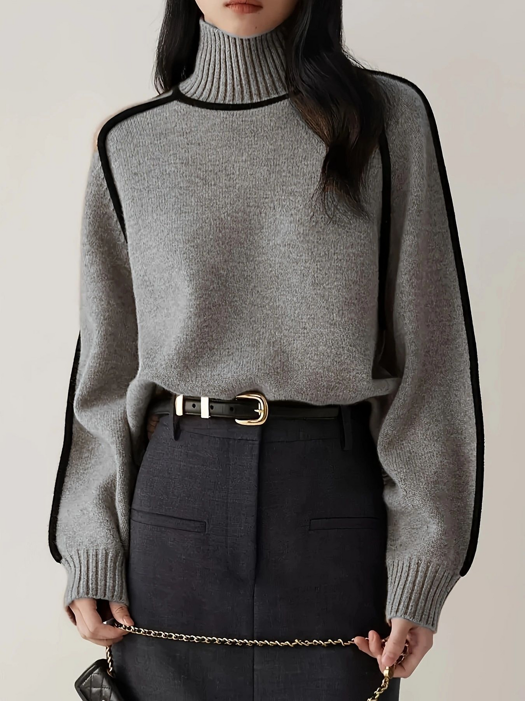 Emilie™ | Soft Cashmere-Like Turtleneck Sweater