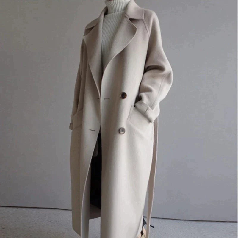 Sarah™ | Longline Wool Coat