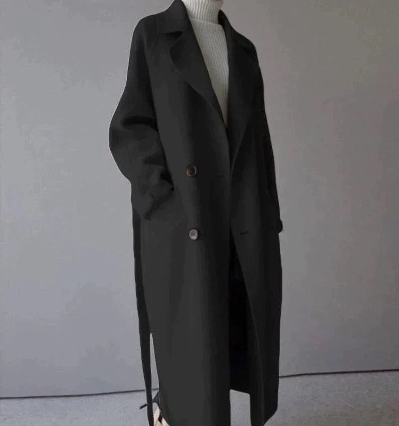 Sarah™ | Longline Wool Coat