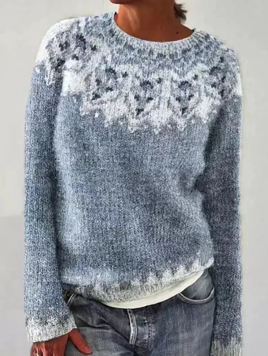 Sinead™ | Cozy Yoke Knit Sweater