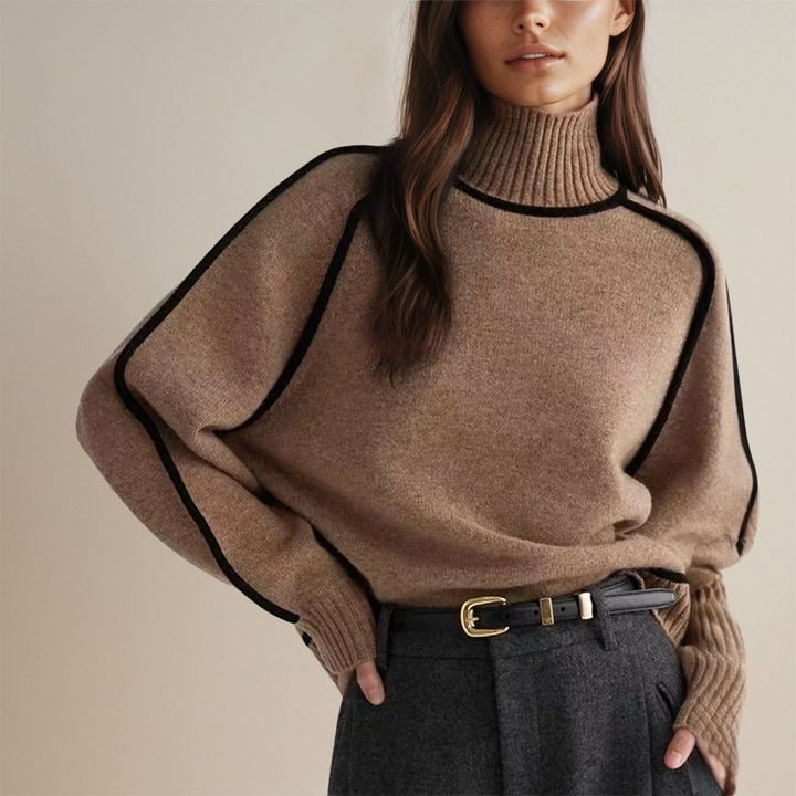 Emilie™ | Soft Cashmere-Like Turtleneck Sweater