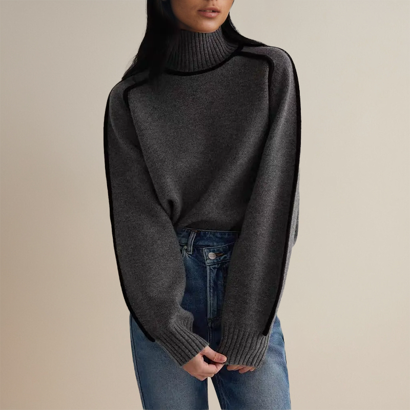 Emilie™ | Soft Cashmere-Like Turtleneck Sweater