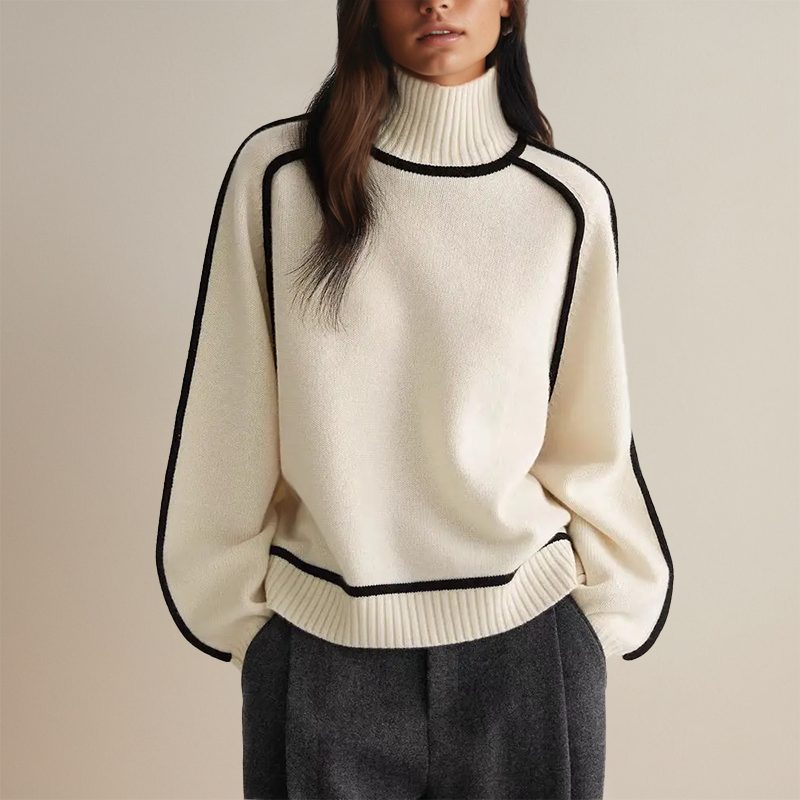 Emilie™ | Soft Cashmere-Like Turtleneck Sweater